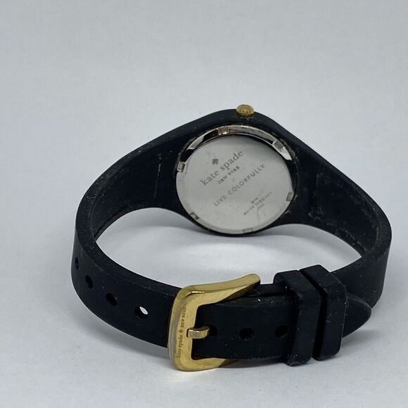 Kate Spade New York 0842 Women\'s Black Silicone Analog Dial Quartz Watch WFH137 main image 4